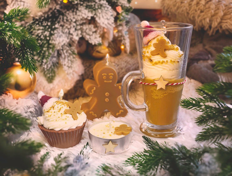 Winter collection of soy wax candles - unique magic for your home.