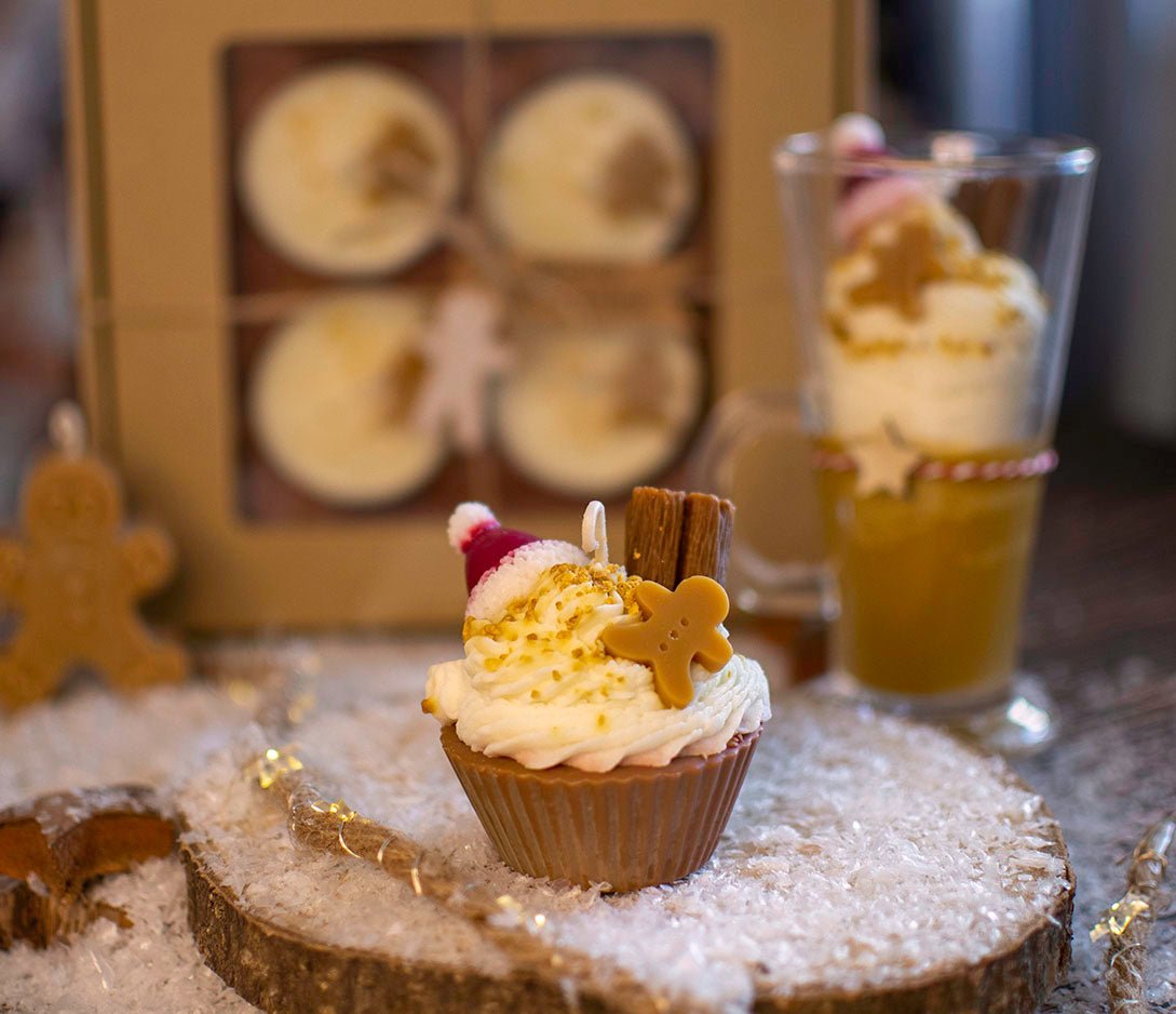 Christmas muffin - candle