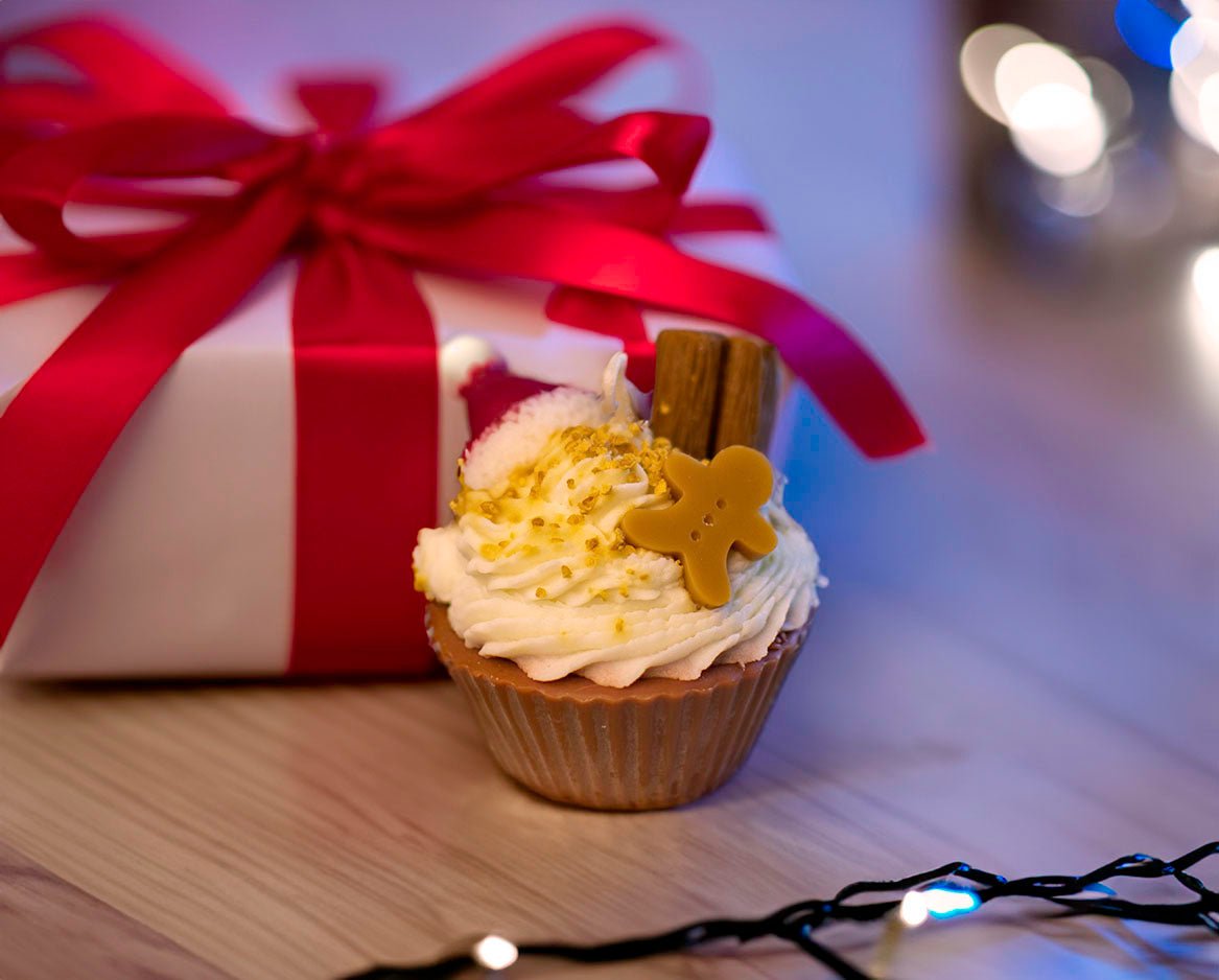 Christmas muffin - candle