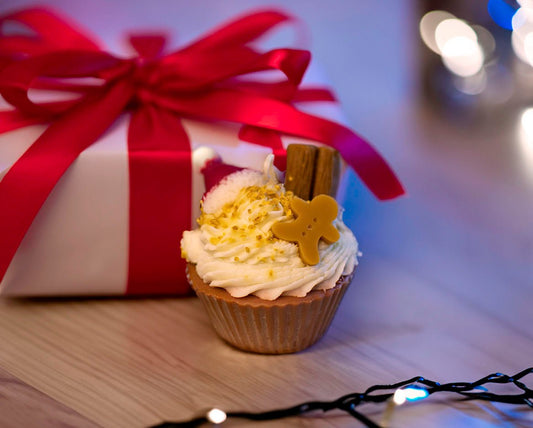 Christmas muffin - candle